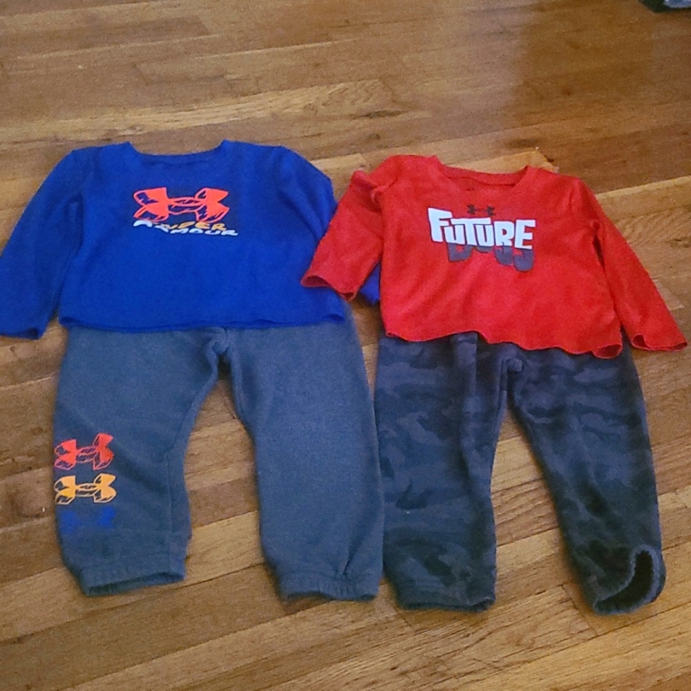 2 Under Armour Toddler sets size 24 months